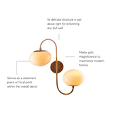 Heartbeat Wall Lamp (The Milky White Collection)