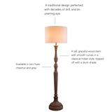Old Kent Road Wooden Floor Lamp