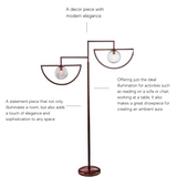 Downtown Floor Lamp in Glow Glass