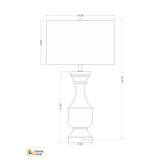 Charpoy Table Lamp cadd | homelove.in