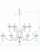 Garden of Five Senses Crystal Chandelier cadd | homelove.in