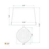 The Golden Ball Table Lamp cadd | homelove.in