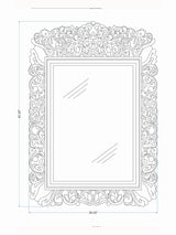 Lafayette Wall Mirror cadd | homelove.in