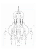Medici Crystal Chandelier cadd | homelove.in