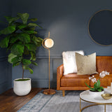 The Crown Floor Lamp in Milky Glass | homelove.in