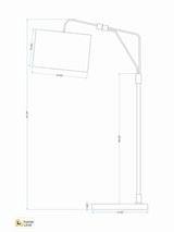 Belladona Floor Lamp in Iron cadd | homelove.in