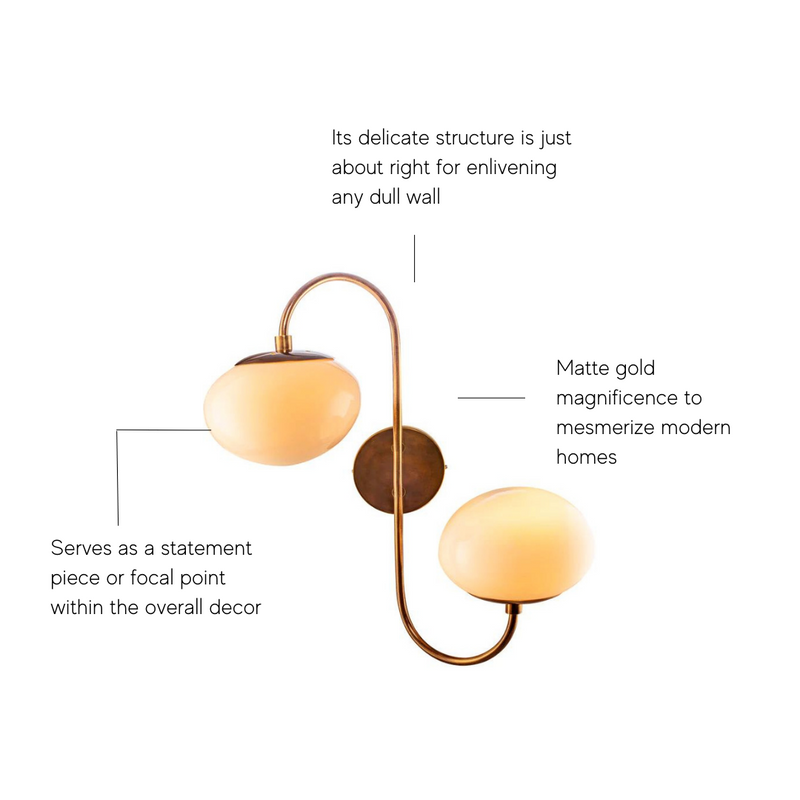 Heartbeat Wall Lamp (The Milky White Collection)