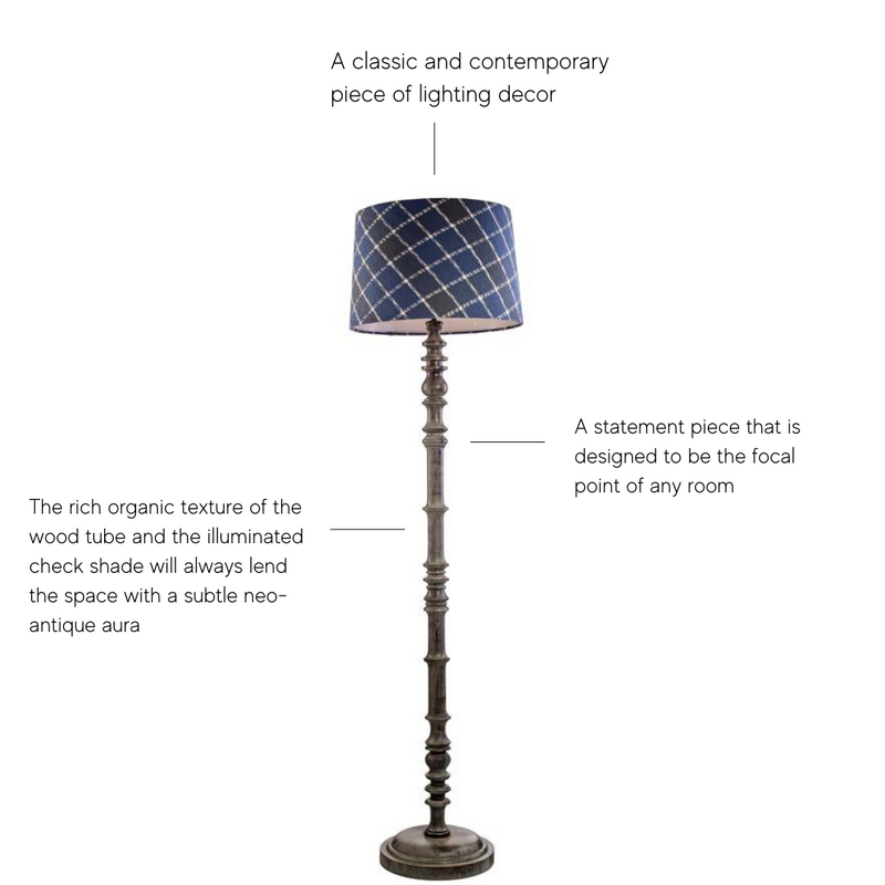 Turkish Delight Floor Lamp in Wood
