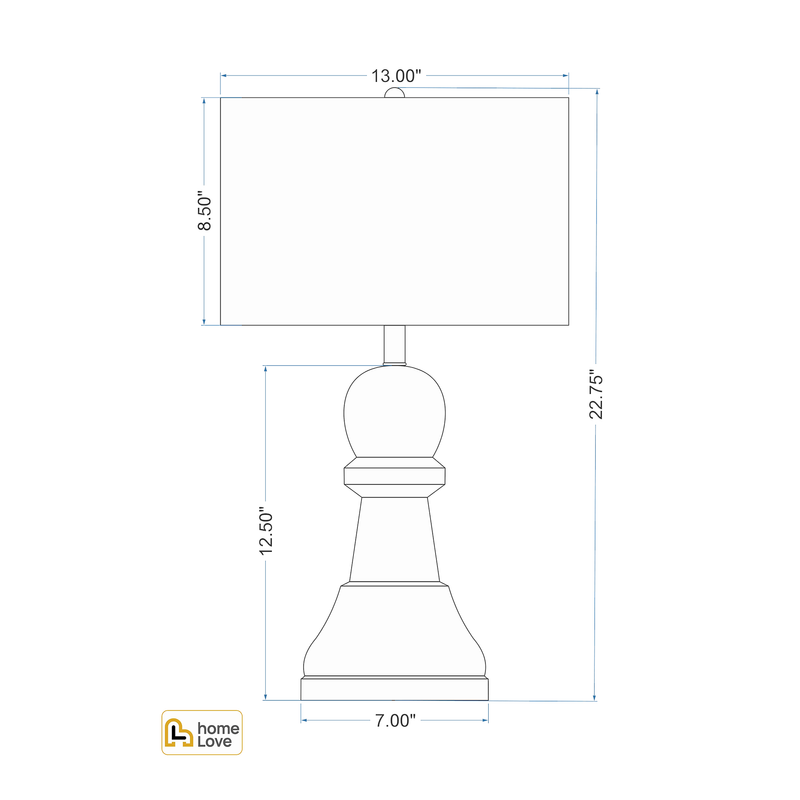 Gambit Table Lamp cadd | homelove.in