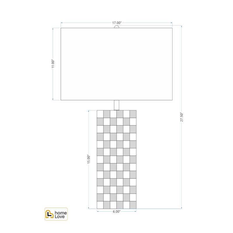 Checkmate Table Lamp cadd | homelove.in