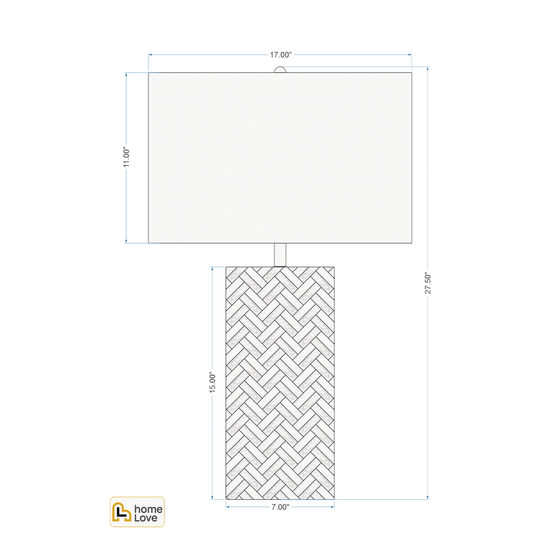 Bluemarine Table Lamp cadd | homelove.in