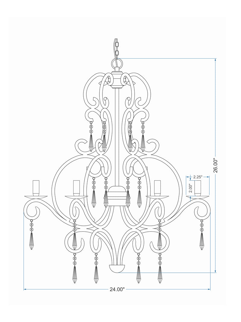 Medici Crystal Chandelier cadd | homelove.in