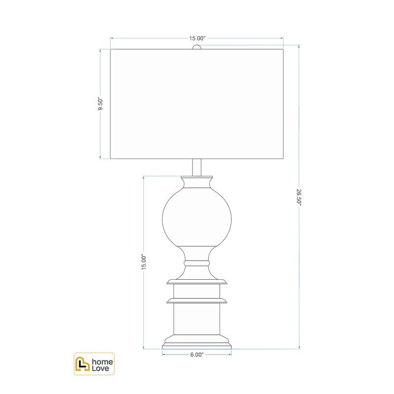 Old Westwood Table Lamp cadd | homelove.in