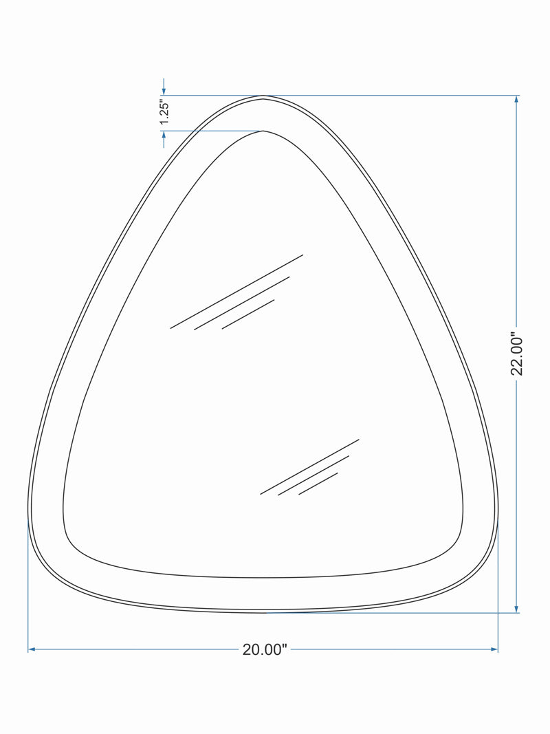 Pebblestone Wall Mirror cadd | homelove.in