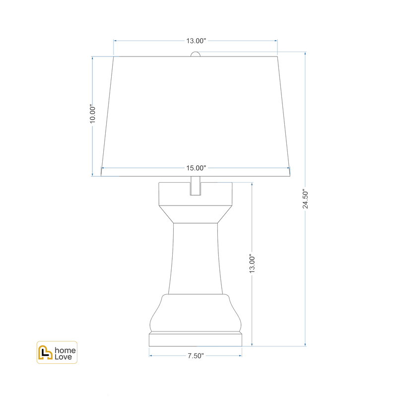 The Rook Table Lamp cadd | homelove.in