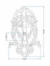 The Emblem Wall Lamp cadd | homelove.in