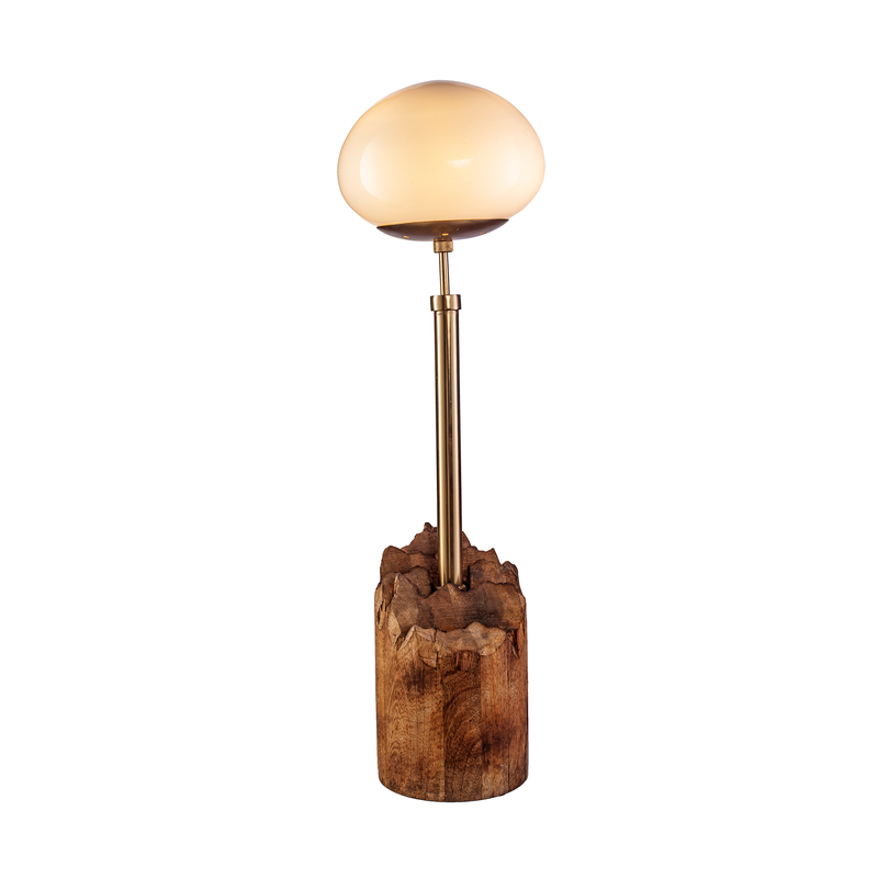 The Milky white Collection, Fortress Table Lamp | homelove.in