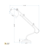 Trumpet Task Lamp cadd | homelove.in