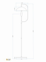Portuguese Iron Floor Lamp - CADD | homelove.in